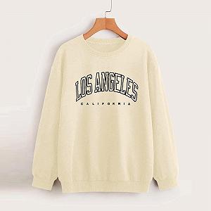 Женский Свитшот с принтом Los Angeles, эстетичный, College, однотонный, в стиле Western-Vintage, с круглым вырезом, топы, повседневный, Калифорния, аниме, трендовая одежда, стиль, классный 2025, милый synthetic.ua - Фото 1