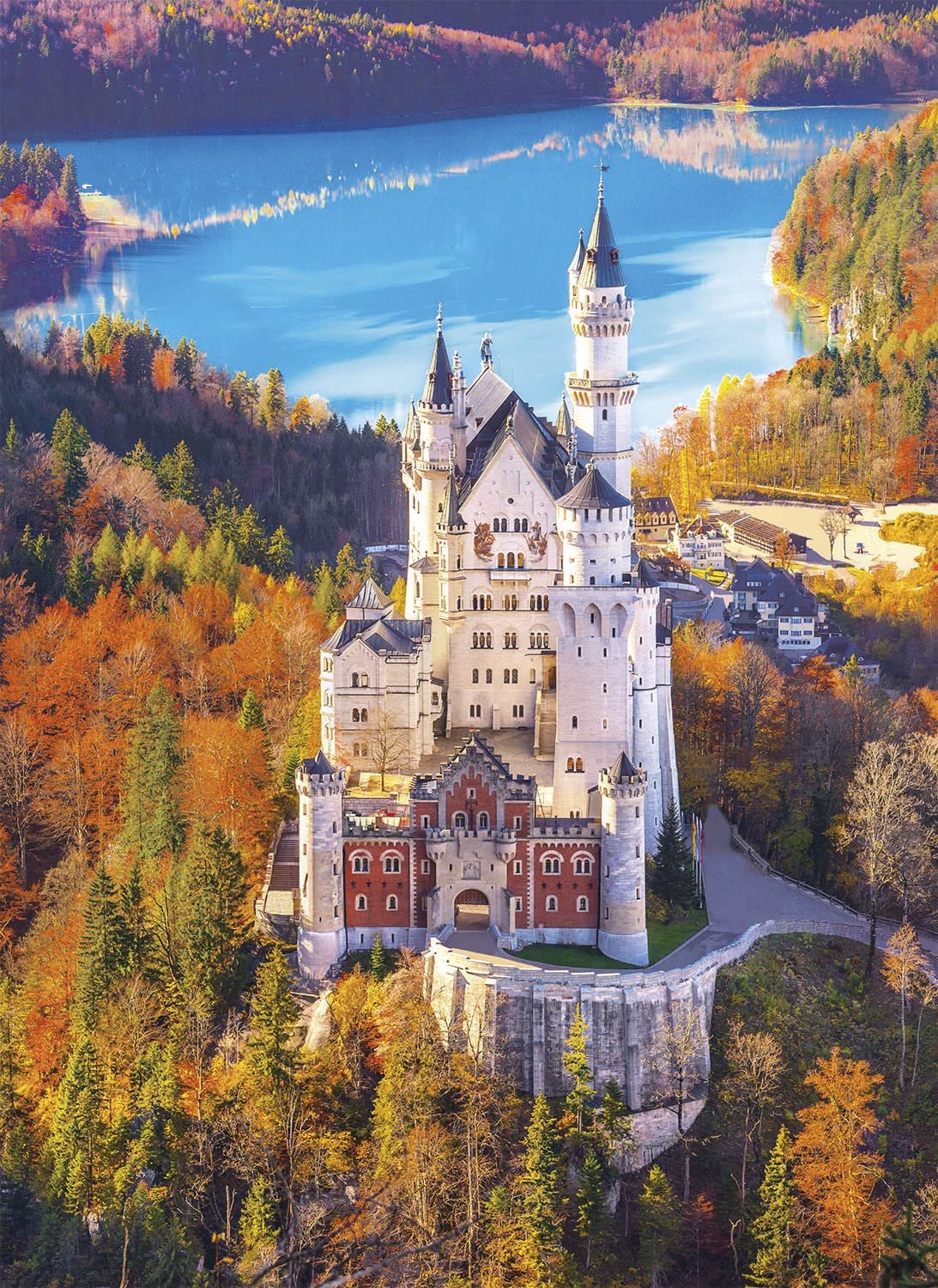 Пазл Clementoni High Quality Collection Neuschwanstein 1000 деталей Різнокольоровий, фото №2