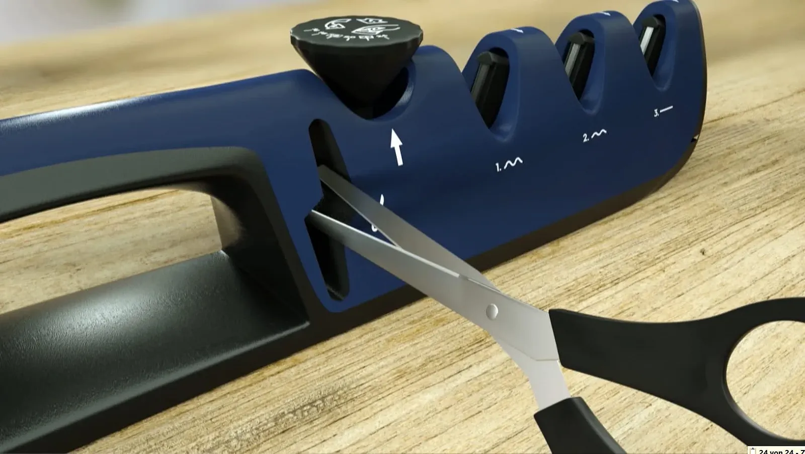 Точило для ножів Livington Blade Star 3-рівнева регульована, фото №5