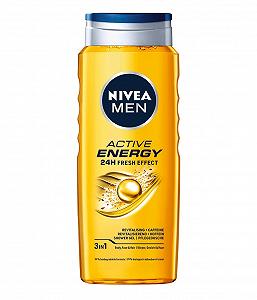 Гель для душа NIVEA MEN Active Energy 3-in-1 Energising с кофеином 500 мл - Фото 1