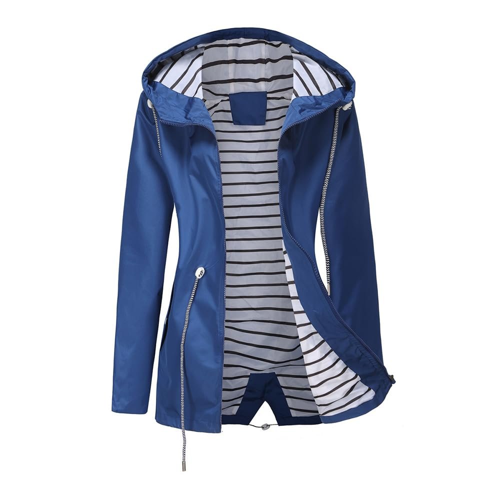 Тренч Nemopter Жіночий Вітрозахисний На блискавці Класичний Осінній Зимовий З капюшоном, фото №2 Тренч Nemopter Жіночий Вітрозахисний На блискавці Класичний Осінній Зимовий З капюшоном, фото №2