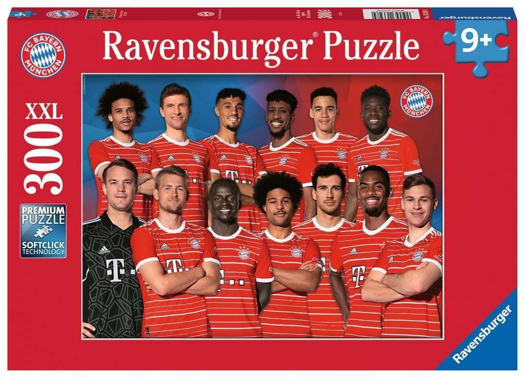 Пазл Ravensburger Children's Puzzle 13328 FC Bayern Season 2022/2023 300 элементов XXL для детей от 9 лет, фото №1