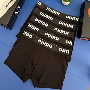 Мужские трусы-боксеры PUMA черные Пума - Фото 1