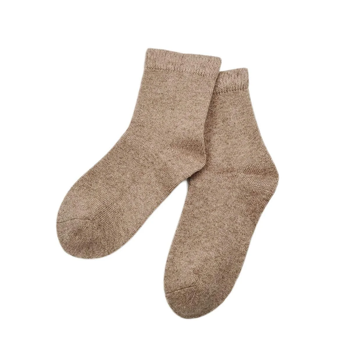 Носки Плотные Унисекс Кашемир Короткие Повседневные, Шелковистые Носки, Коричневый, фото №2
