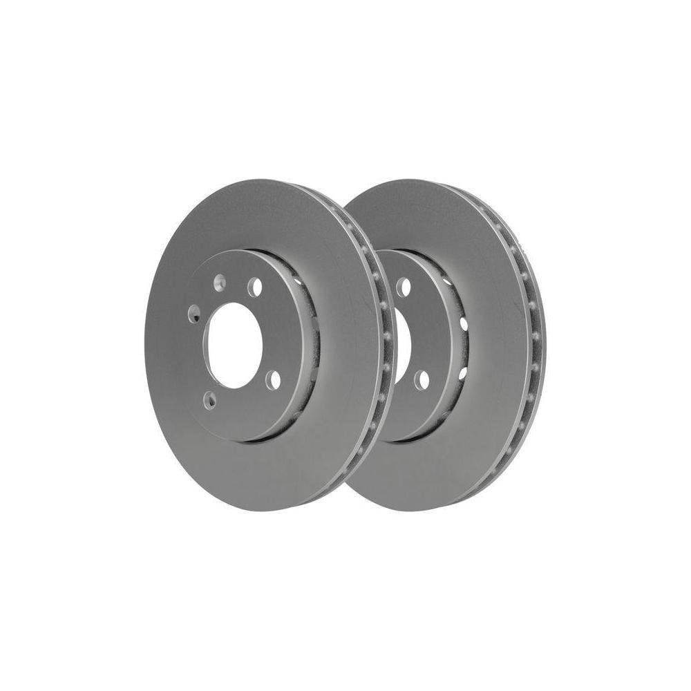 Гальмівний диск ATE 24.0122-0281.1 передня вісь для SEAT SKODA VAG, фото №2