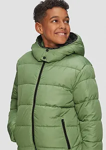 Куртка s.Oliver для хлопчиків стьобана з капюшоном synthetic.ua - Фото 1