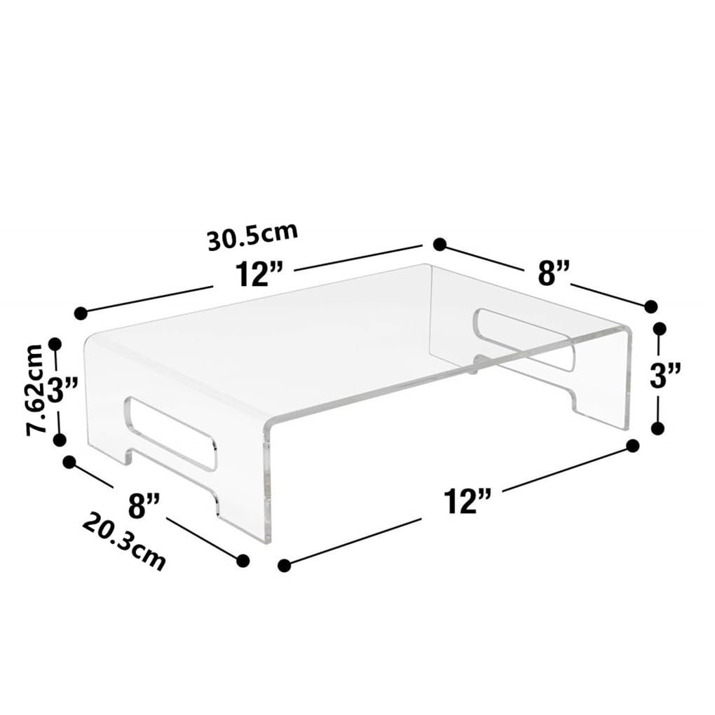 Підставка для ноутбука Ергономічна Стабільна Прозора водонепроникна для дому/офісу, фото №4