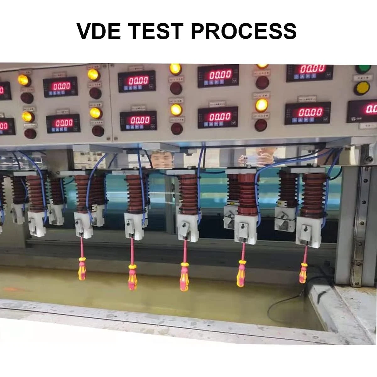 Набір діелектричних викруток Gunpla 11 предметів VDE SL PH PZ з тестером напруги 1000 В Kraftform, фото №9