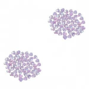 Стрази EXCEART Рибні луски Рожевий - Фото 1