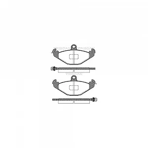 Комплект тормозных колодок, дисковый тормоз TRISCAN 8110 25004 для RENAULT, задний мост - Фото 1