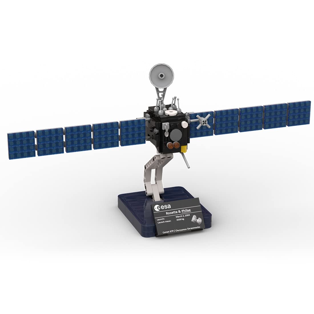 Набор для сборки ADIY 1/12 NASA Juno Rosetta Pioneer X-XI Voyager 1-2 Cassini Huygens Space NASA Series (1915 штук), фото №9