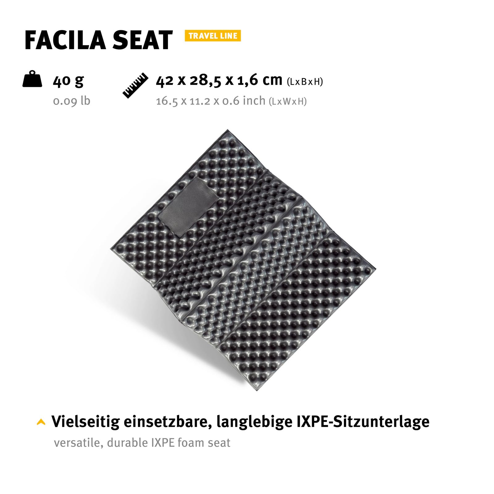 Килимок Wechsel Thermal Facila Seat IXPE Outdoor Camping Cushion Foldable, фото №2 Килимок Wechsel Thermal Facila Seat IXPE Outdoor Camping Cushion Foldable, фото №2