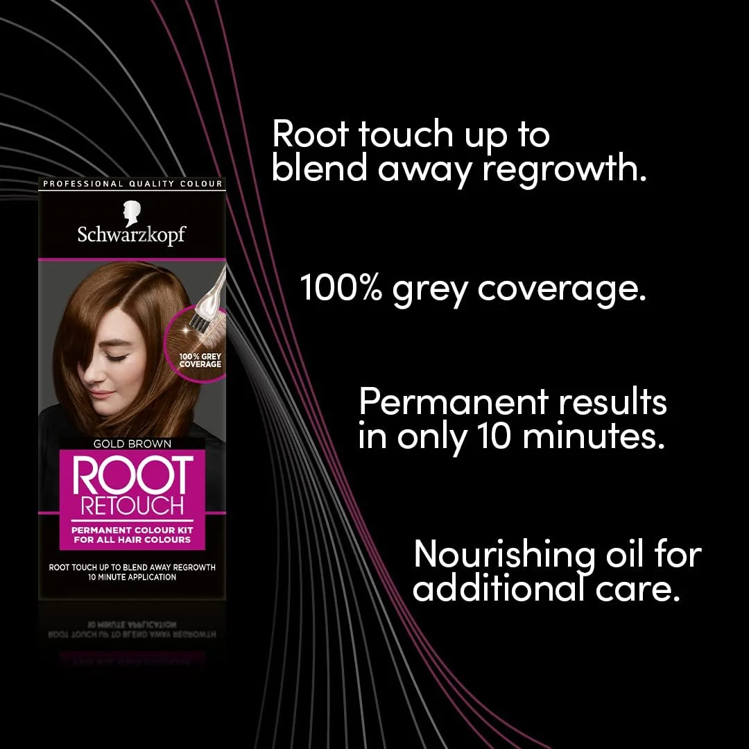 Фарба для волосся Schwarzkopf Root Retouch Перманентный консилер для корней Коричневый Золотистый Коричневый, фото №2 Фарба для волосся Schwarzkopf Root Retouch Перманентный консилер для корней Коричневый Золотистый Коричневый, фото №2