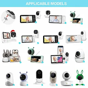 Універсальне кріплення для відеоняні GHB ABM700/ABM720/SM50B/VB807 BOIFUN 6T/Baby 2S/VB805 OBVHNUA 900DE/ieGeek 1T/VTech VM901/Owlet 1 synthetic.ua - Фото 1