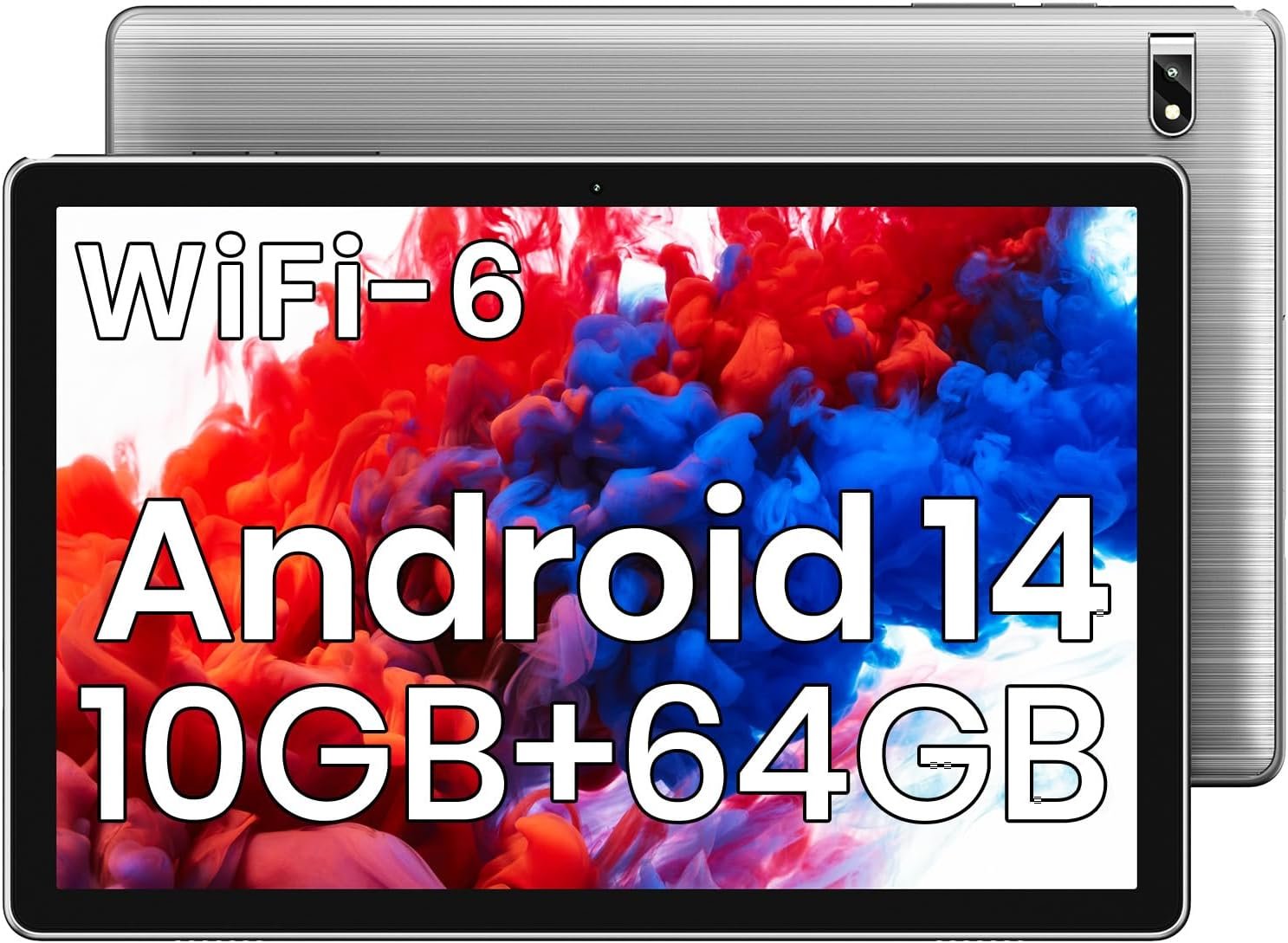 HOOZO MID 10.1" 10/64 ГБ Android 14 Черно-серый, фото №1