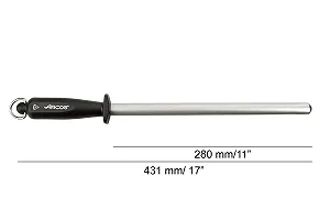 Мусат ARCOS Chaira 280 мм хромована вуглецева сталь Чорний synthetic.ua - Фото 1