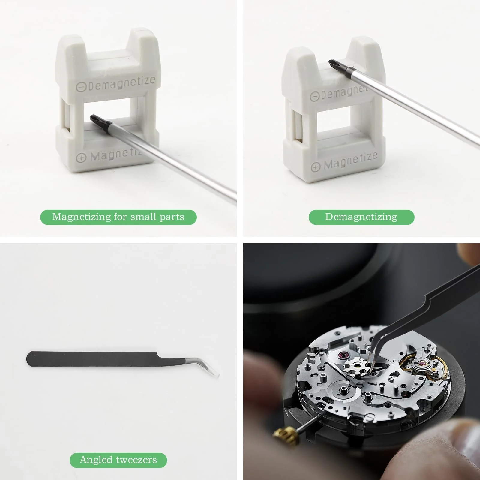 Набір прецизійних викруток 8 шт. для годинникарів та електроніки, фото №5