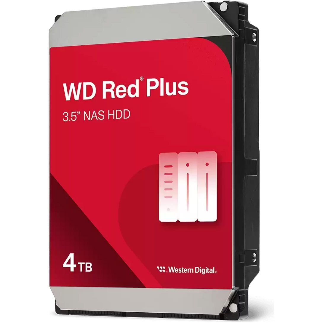 Внутрішній жорсткий диск 3.5" Western Digital Red Plus 4TB SATA III (WD40EFPX), фото №1