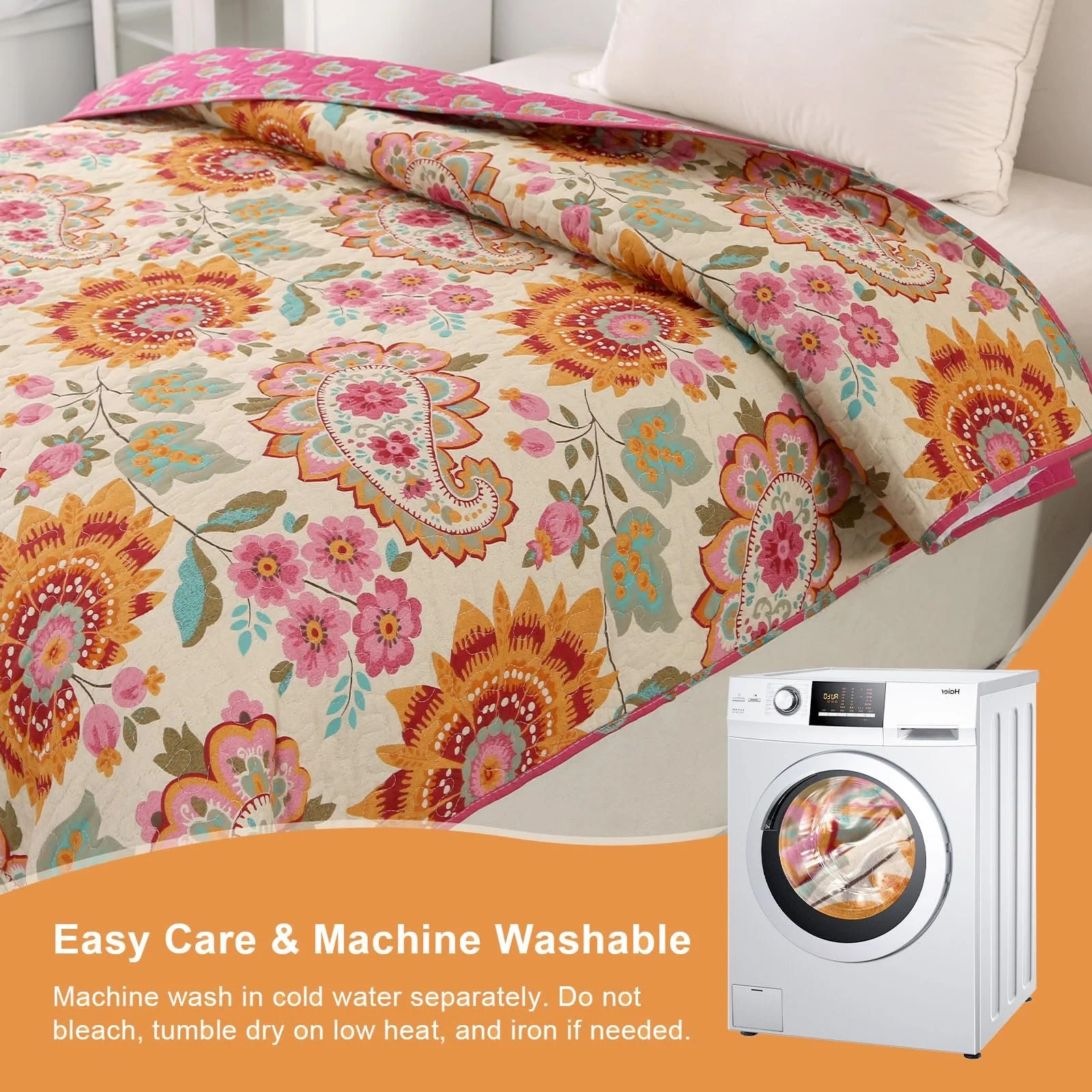 Покрывало Qucover Многоцветный 140 x 200 см, фото №7