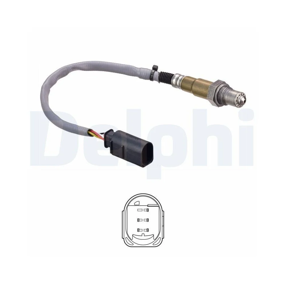 Лямбда-зонд DELPHI ES21133-12B1 для MERCEDES-BENZ, сажевий фільтр, передній, фото №1 Лямбда-зонд DELPHI ES21133-12B1 для MERCEDES-BENZ, сажевий фільтр, передній, фото №1