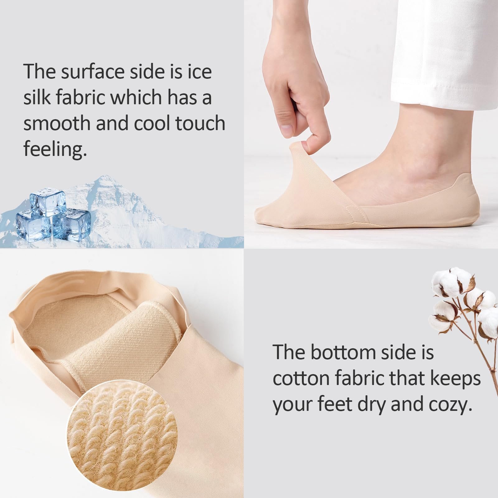 Женские носки-следки, фото №3