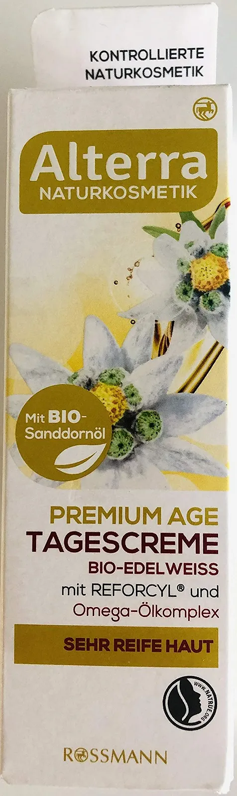Денний крем Alterra Premium Age Organic з едельвейсом 50 мл, фото №1 Денний крем Alterra Premium Age Organic з едельвейсом 50 мл, фото №1