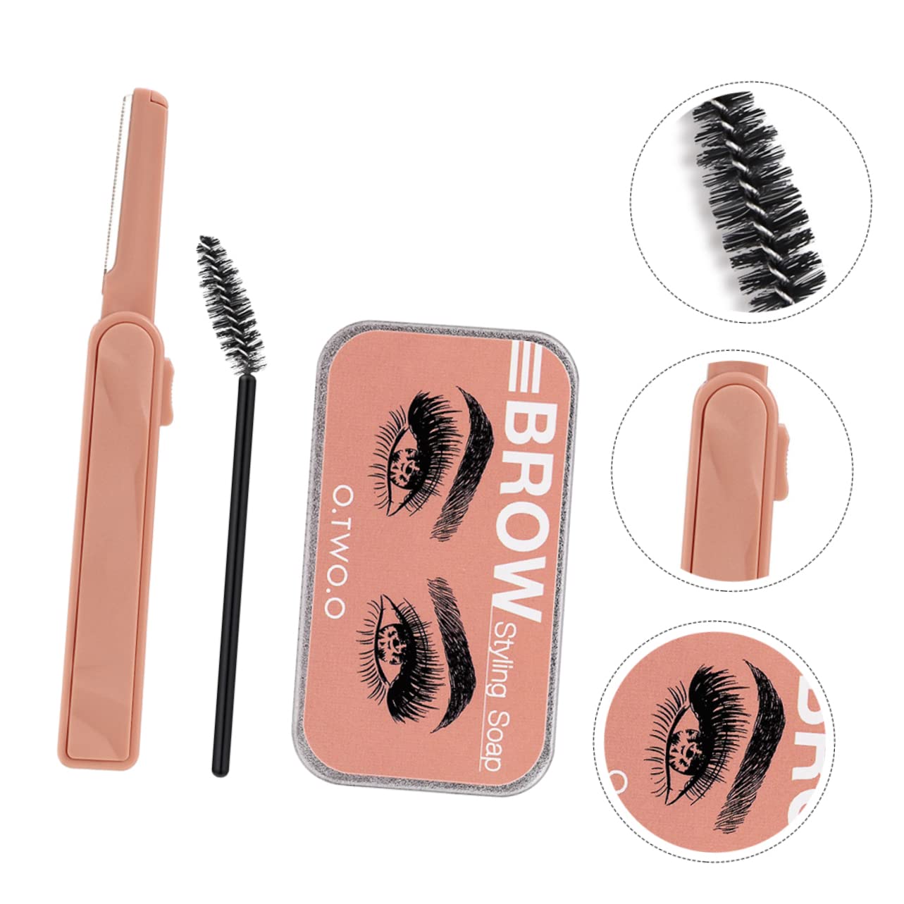 Крем Beavorty 3 х для брів Помада для зміцнення брів Набір для формування брів Віск Гель для вій 3D Кліпси, фото №2