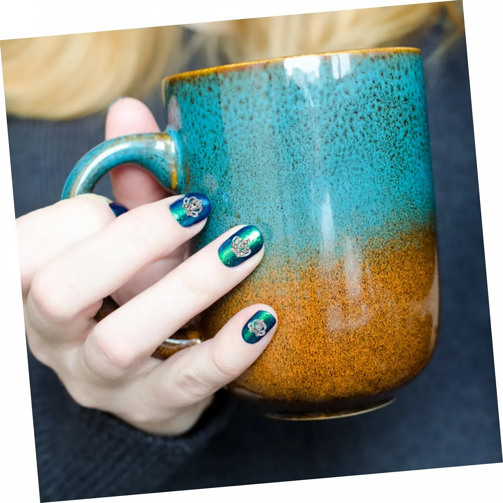 Украшение для ногтей Корона из сплава, 50 шт., фото №7