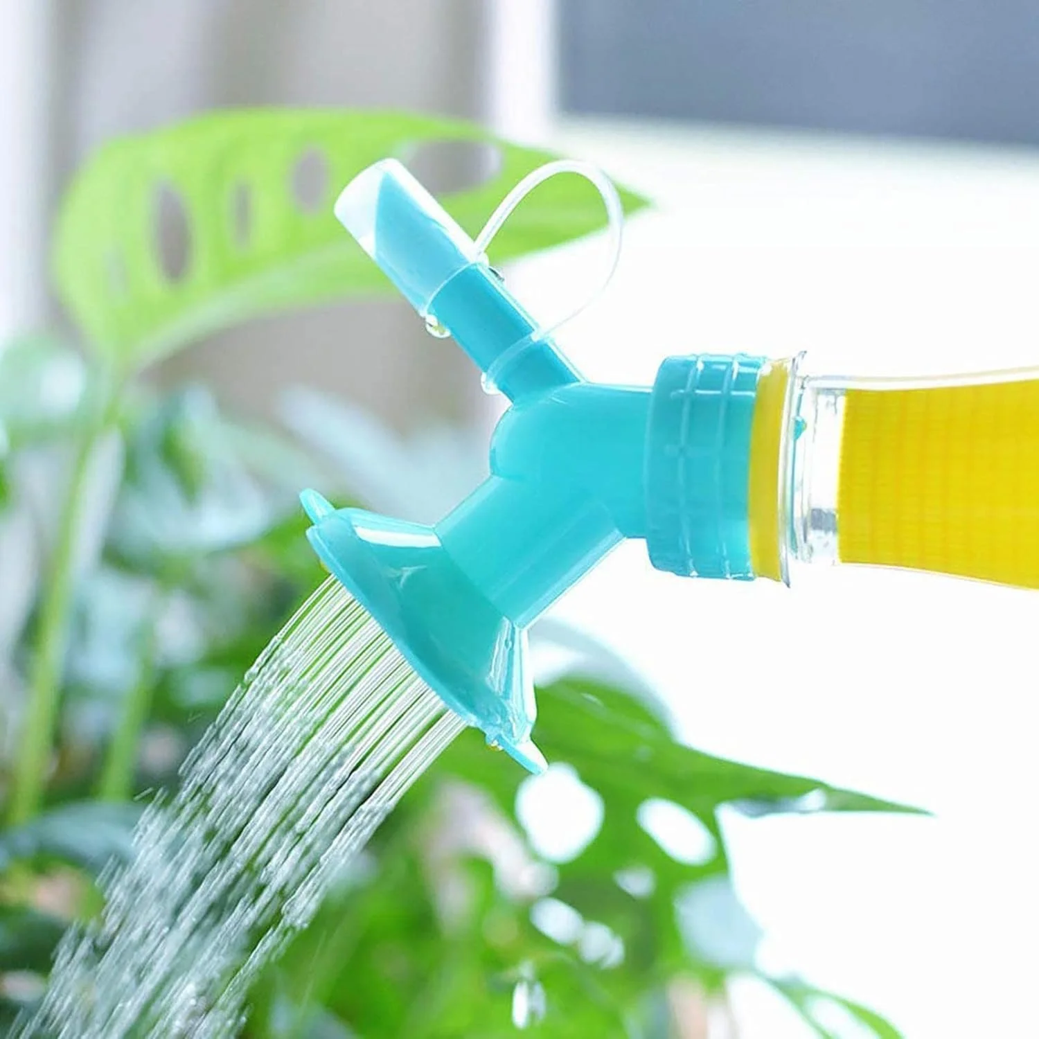 Насадка-розбризкувач на пляшку Green пластикова з подвійною головкою, фото №2