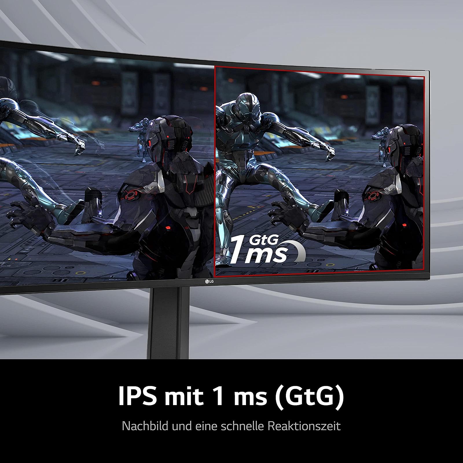 Монітор LG UltraGear 34GN850P 86.7 см IPS 144 Гц 1ms GtG G-Sync Free-Sync HDR HDMI Display Port USB Чорний, фото №4