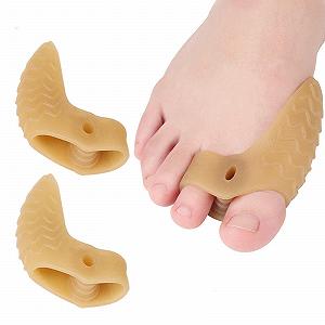 Разделитель для пальцев ног гелевый 4 шт/2 пары Разделители для пальцев ног Hallux Valgus Bunion Pads Шина - Фото 1