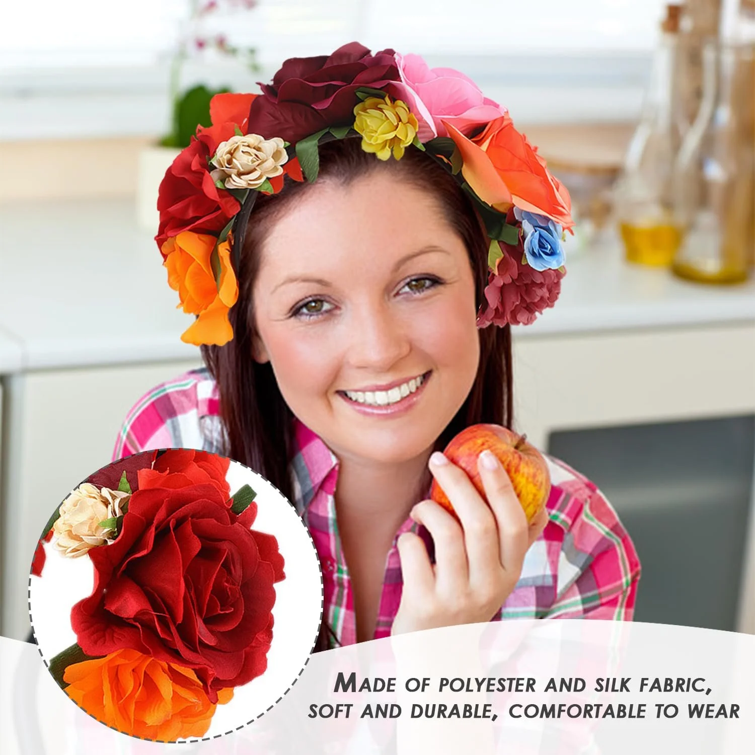 Обруч Цветок Роза, фото №3