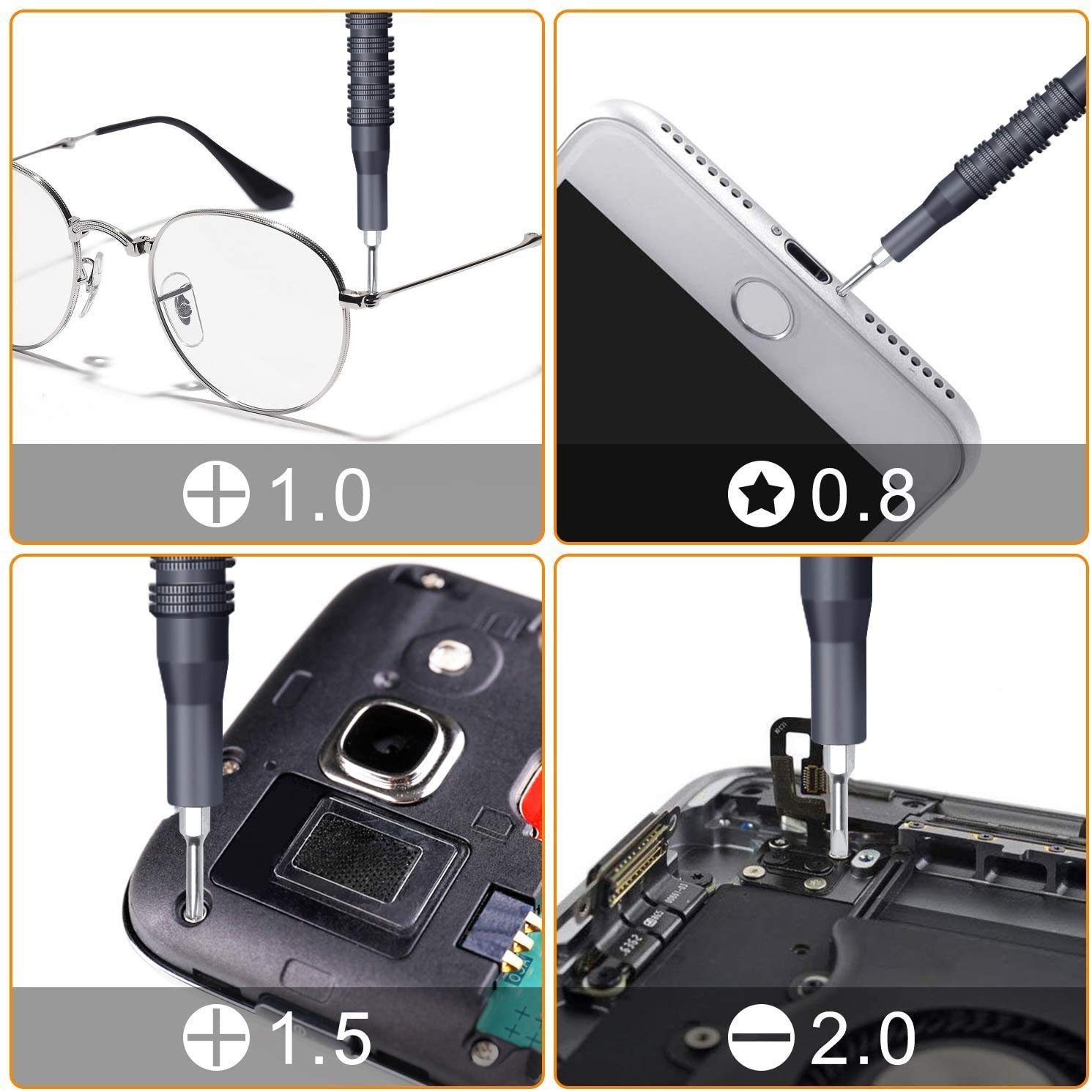 Набір Викруток Mini Magnetic 73 в 1 S2 Alloy Steel Precision Mechanic Repair Tool, фото №6