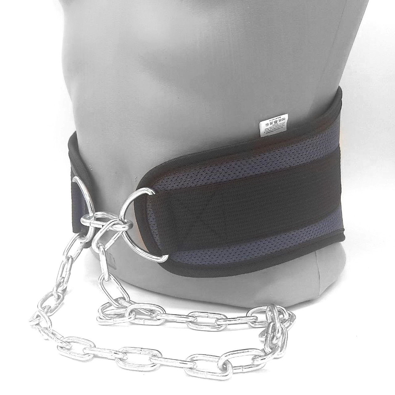 Пояс для обтяжень з ланцюгом MadMax MFA-290 неопреновий Dark grey/Orange, фото №7