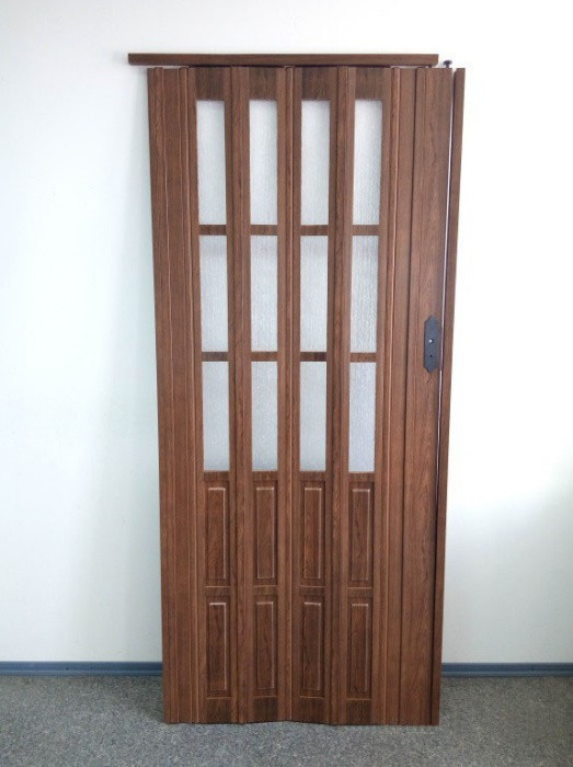 Двери-ширма 82х203 Двери-штора Цвет белый ясень В наличии более 5 цветов Двери ПВХ, фото №6