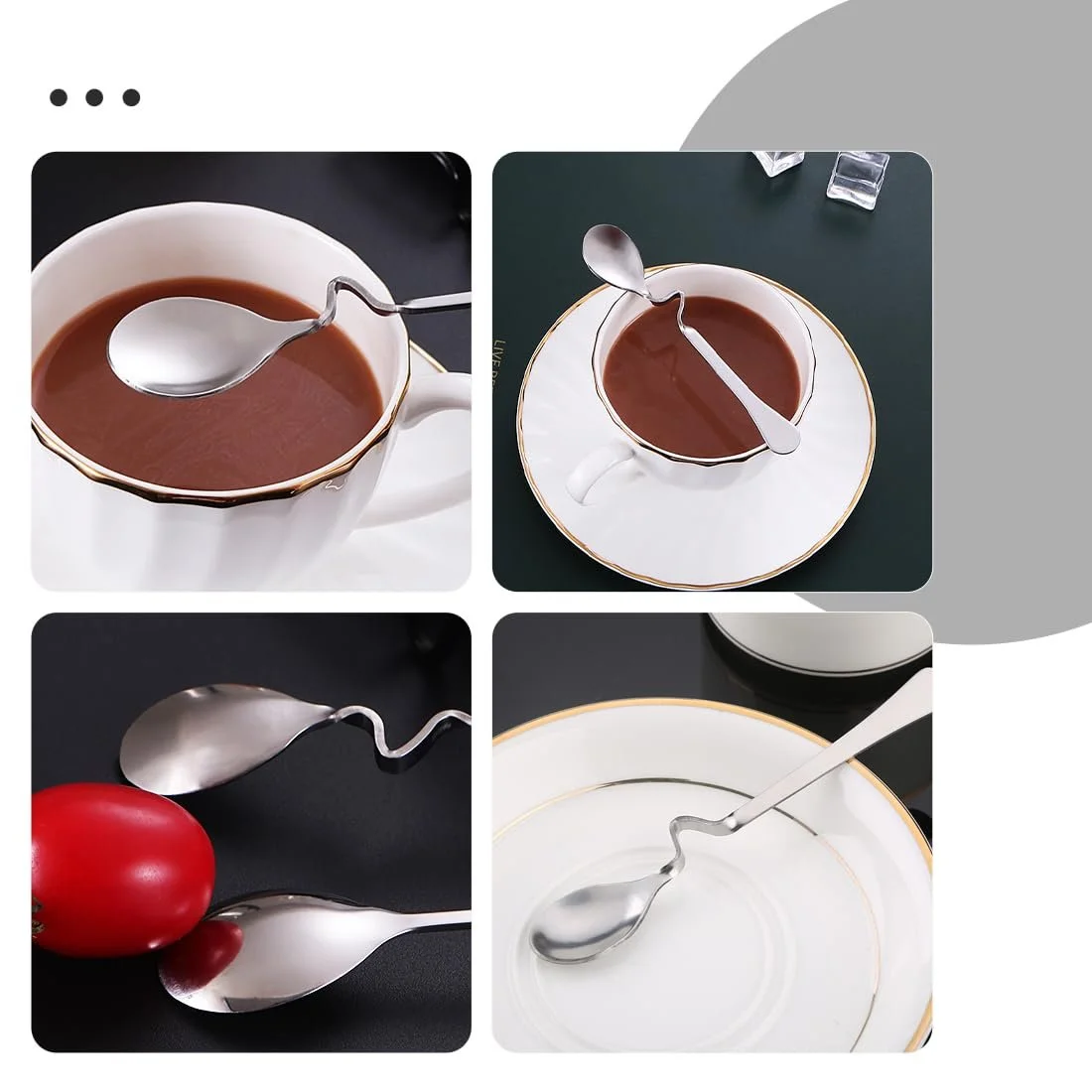 Ложка для меда из нержавеющей стали, 4 шт, фото №6