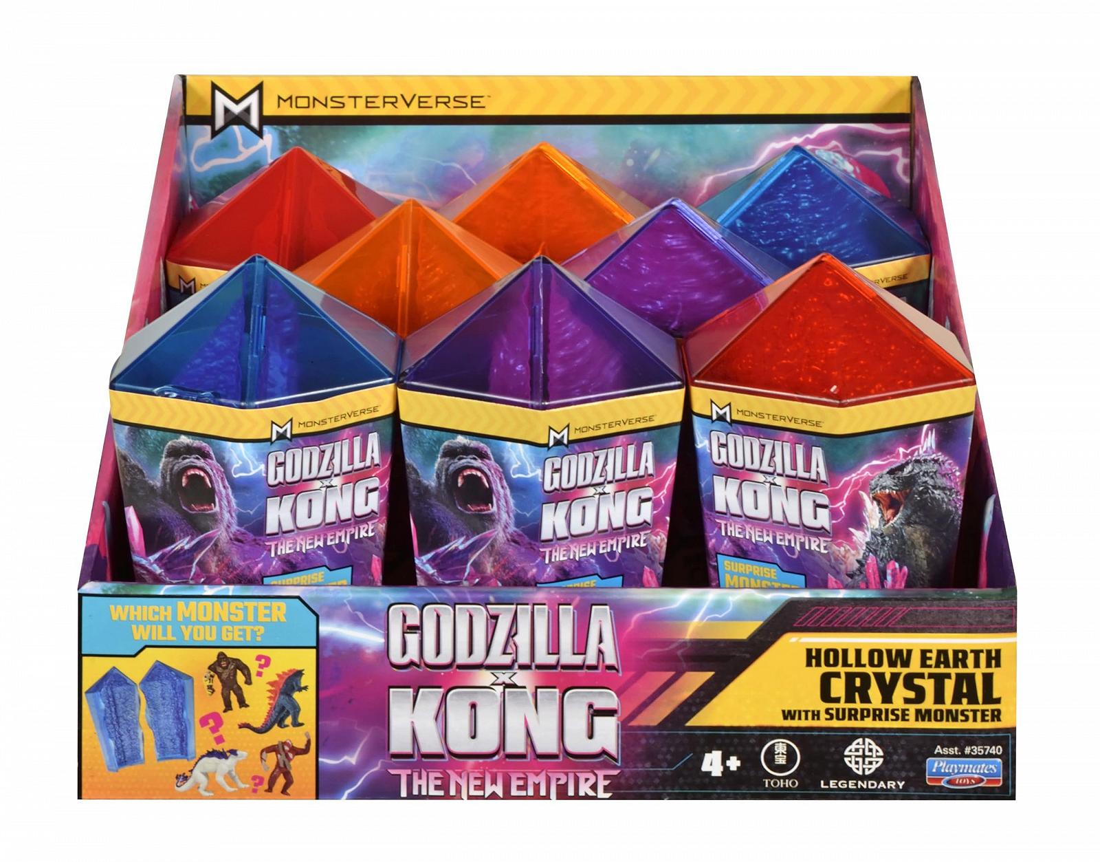 Игровая фигурка Godzilla x Kong: The New Empire, 11,43 см, Hollow Earth Crystal с мини-фигуркой-сюрпризом 5 см, фото №3