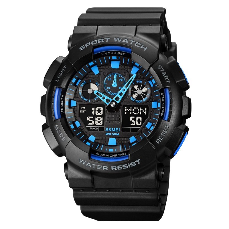 Годинник Skmei 1832 Black-Blue, фото №1