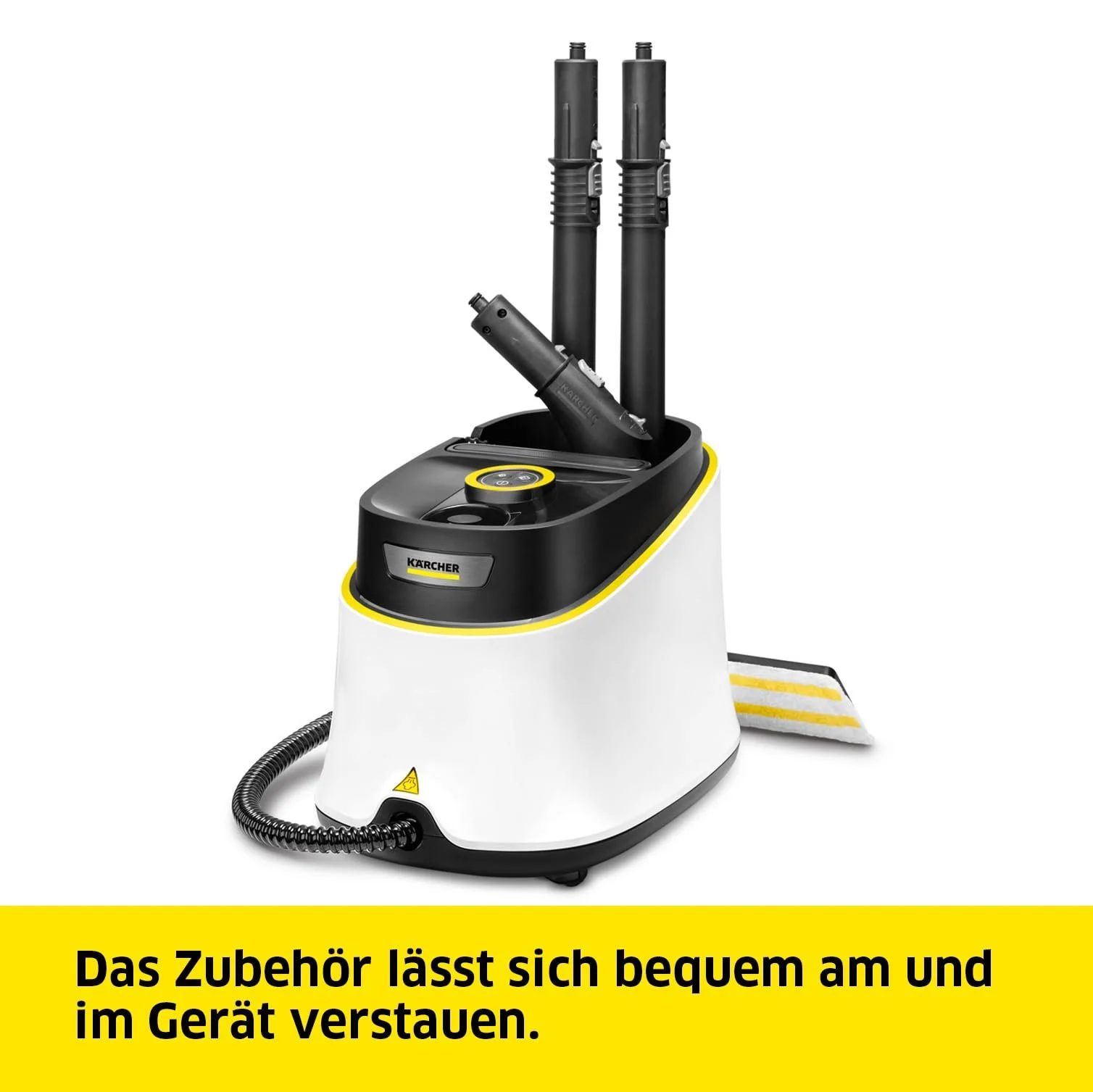 Пароочисник Kärcher SC 3 Deluxe, тиск пари: 3.5 бар, час нагріву: 30 с, потужність: 1,900 Вт, фото №7