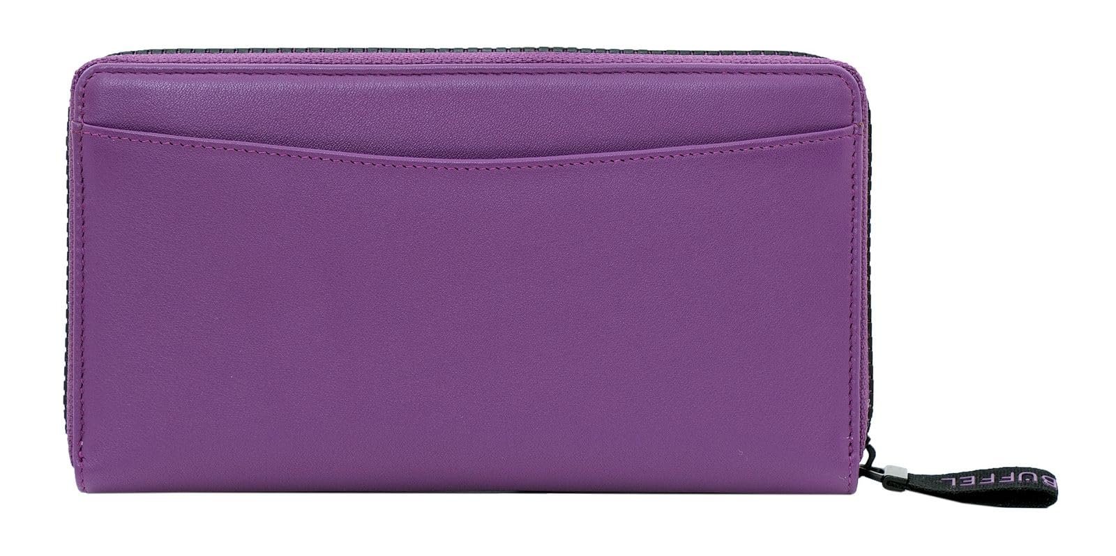 Гаманець на блискавці BRAUN BÜFFEL Capri L Фіолетовий, фото №5