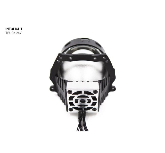 Світлодіодні лінзи Bi-LED Infolight Truck Lense 24V, фото №4