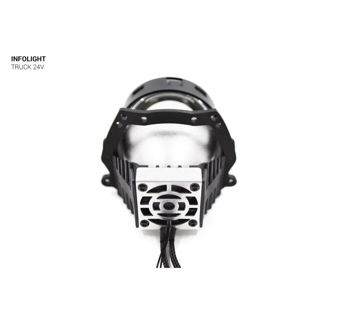 Світлодіодні лінзи Bi-LED Infolight Truck Lense 24V, фото №4