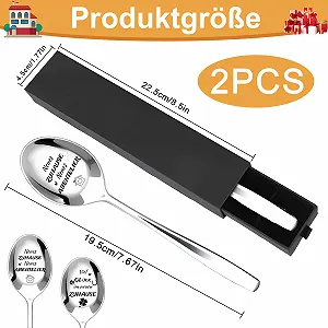 Ложка для кофе, 2 шт, NEW HOME NEW ADVENTURE synthetic.ua - Фото 1