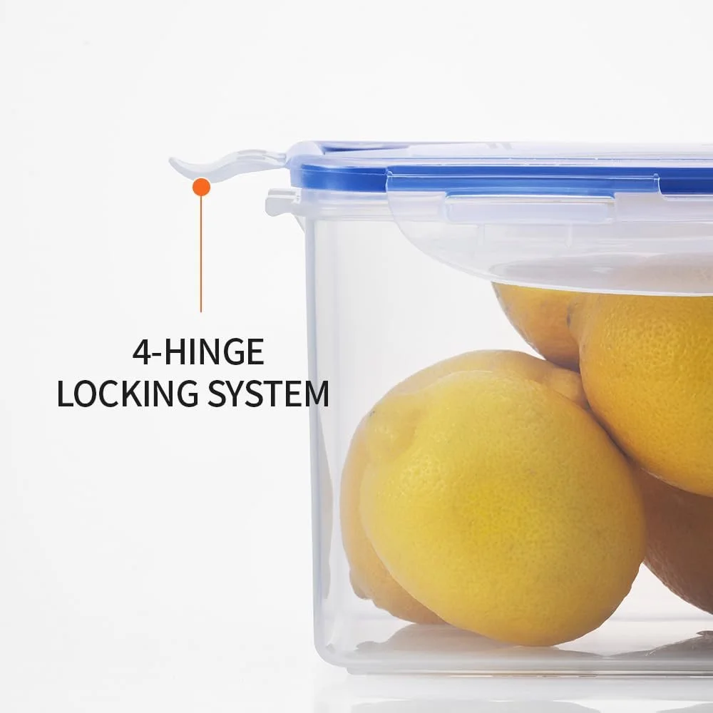 Набір контейнерів для зберігання продуктів Lock & Lock 3 шт. 800 мл Прямокутні Прозорі, фото №6 Набір контейнерів для зберігання продуктів Lock & Lock 3 шт. 800 мл Прямокутні Прозорі, фото №6