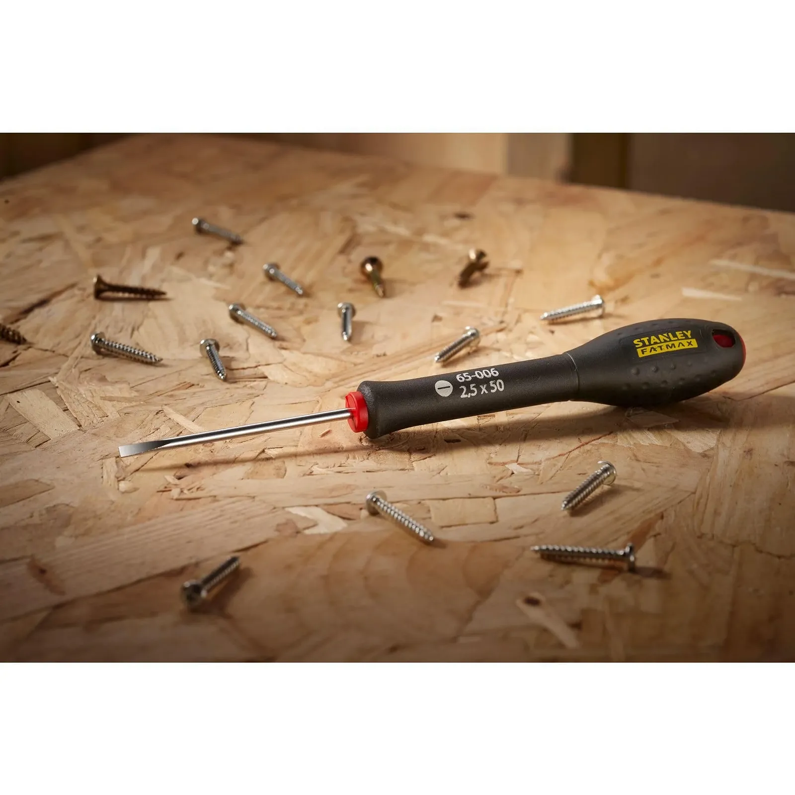 Викрутка Stanley FatMax Parallel 2.5 x 50 мм чорно-червона, фото №8