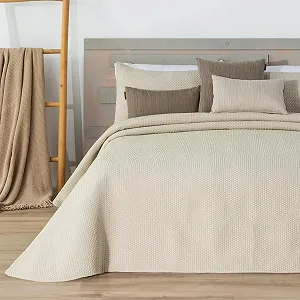 Покрывало Бути Nesty Manterol Соты Бежевый, 90 см - Фото 1