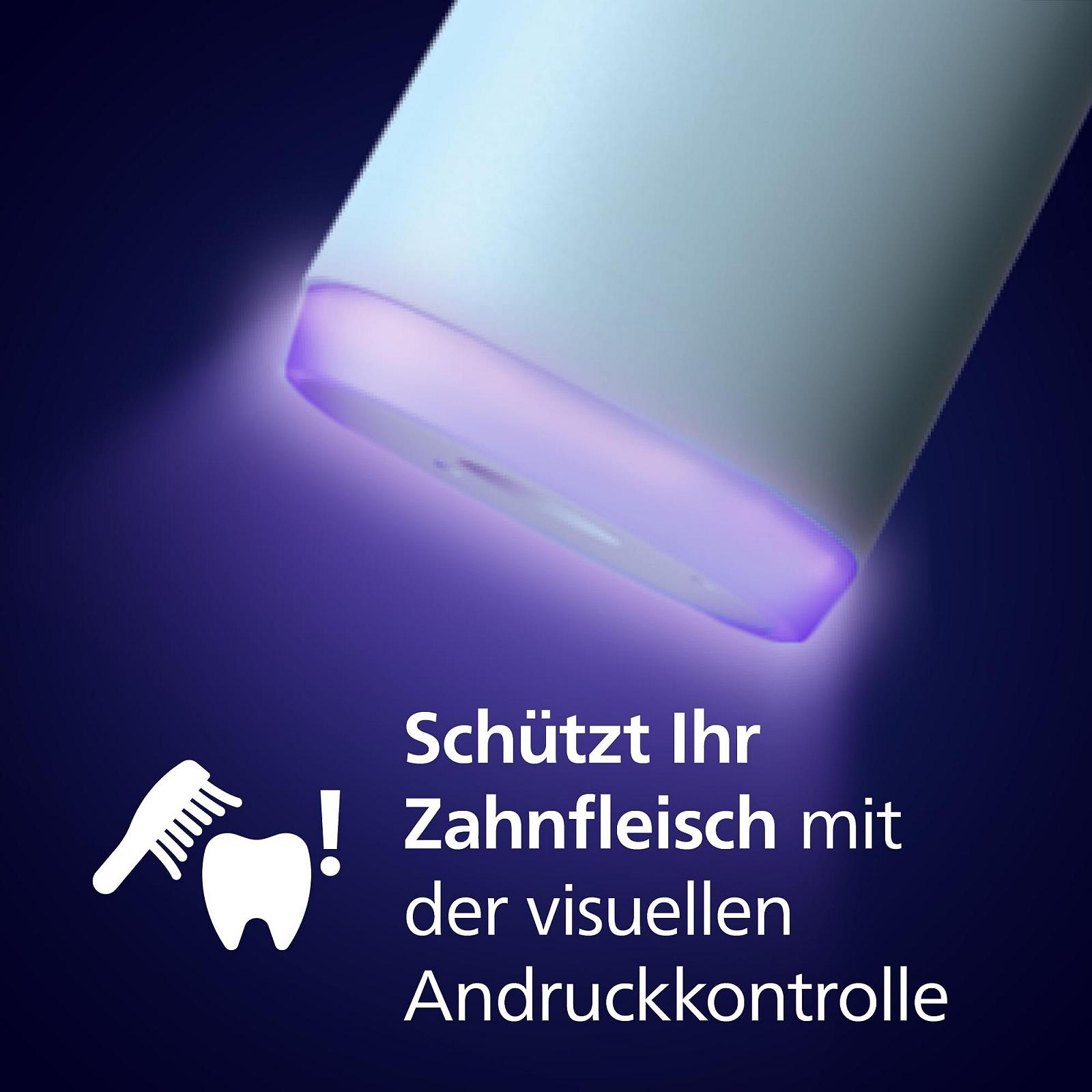 Електрична зубна щітка Philips Sonicare 6100 HX7406/02, світло-блакитний, фото №5
