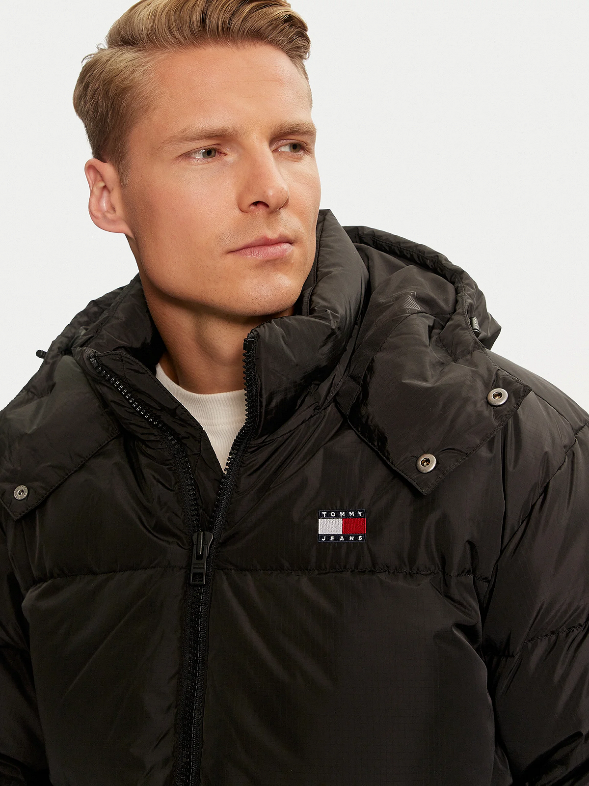 Пуховик Tommy Hilfiger Alaska M, Темно-синий, фото №3