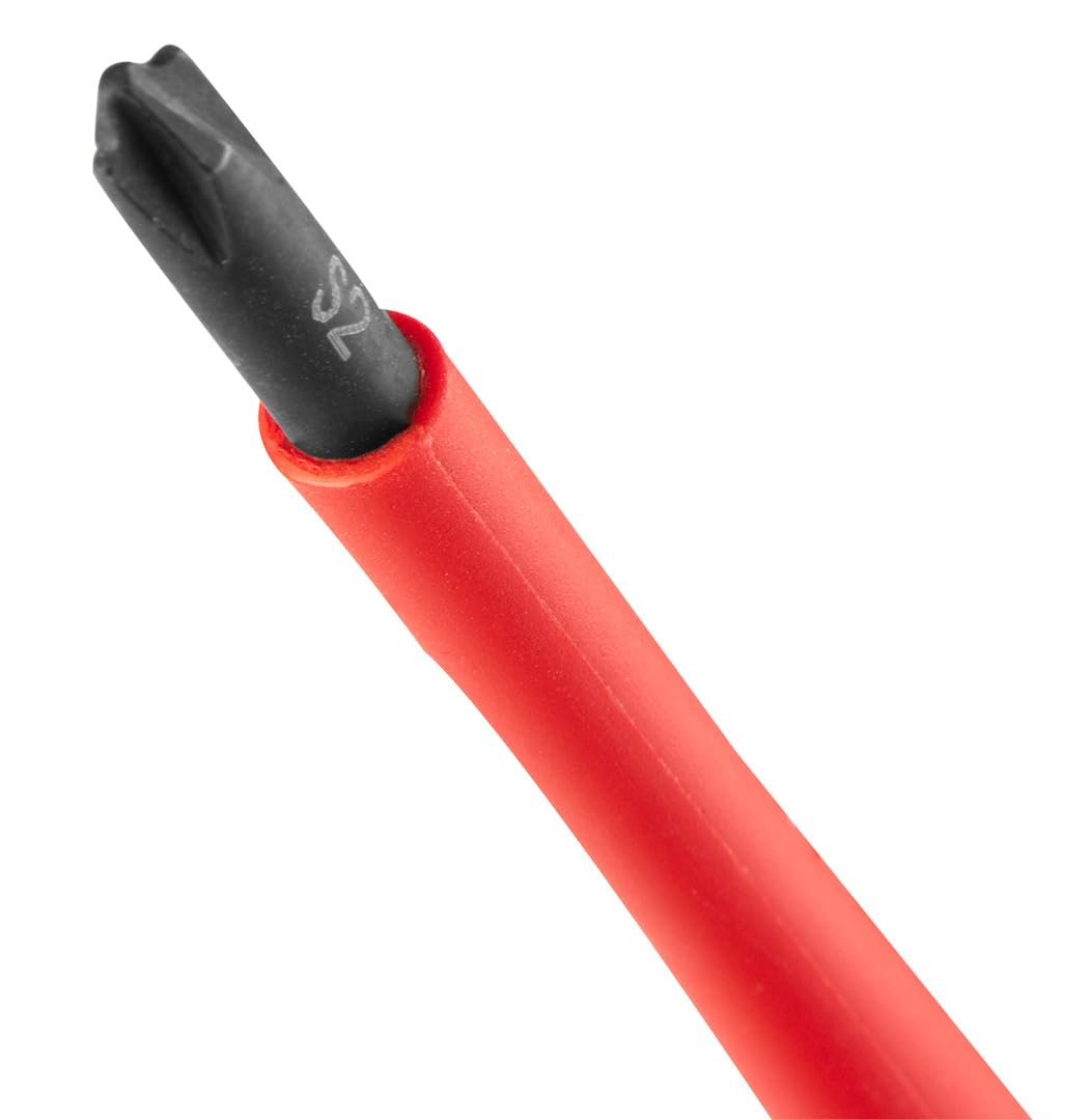Отвертка диэлектрическая NEO TOOLS PlusMinus 1000 V VDE-изолированная многокомпонентная рукоятка 80 мм (SL/PH1 x 80 мм), фото №9 Отвертка диэлектрическая NEO TOOLS PlusMinus 1000 V VDE-изолированная многокомпонентная рукоятка 80 мм (SL/PH1 x 80 мм), фото №9