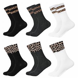 Носки Леопардовый принт 39-42, 6 пар - Фото 1